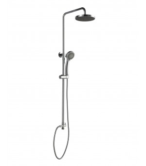 عمود دش كروم مدور مع لي و سماعة دش  يورو ستار إيطالي # LB-04